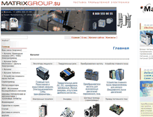 Tablet Screenshot of matrixgroup.su