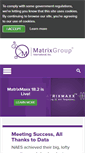 Mobile Screenshot of matrixgroup.net